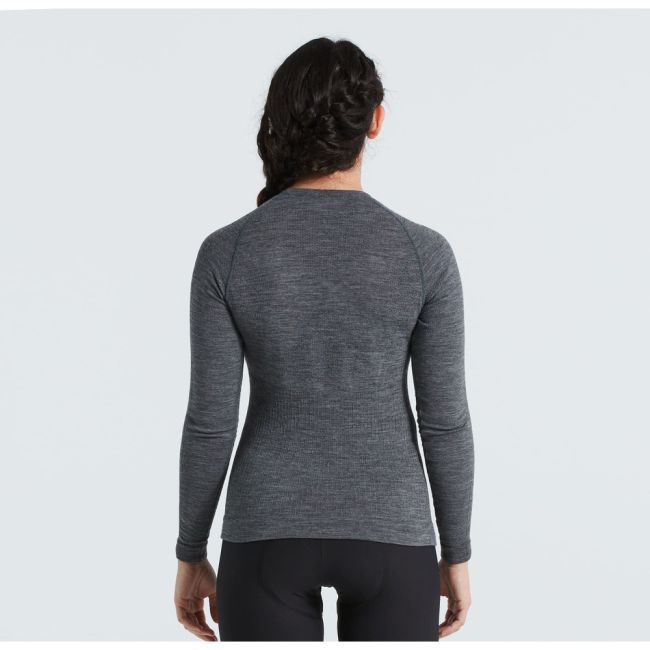 Bluza SPECIALIZED Women's Merino Seamless LS Base Layer - Grey S/M