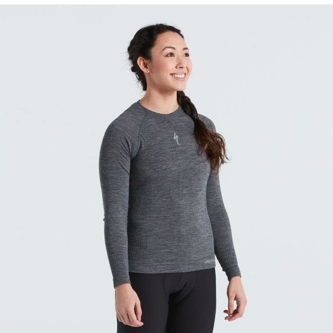 Bluza SPECIALIZED Women's Merino Seamless LS Base Layer - Grey S/M