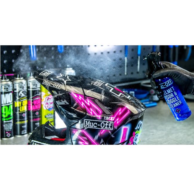 Muc-Off - pachet produse curatare accesorii bicicleta (ochelari vizor si lentile) Visor, lens and google Cleaning KIt