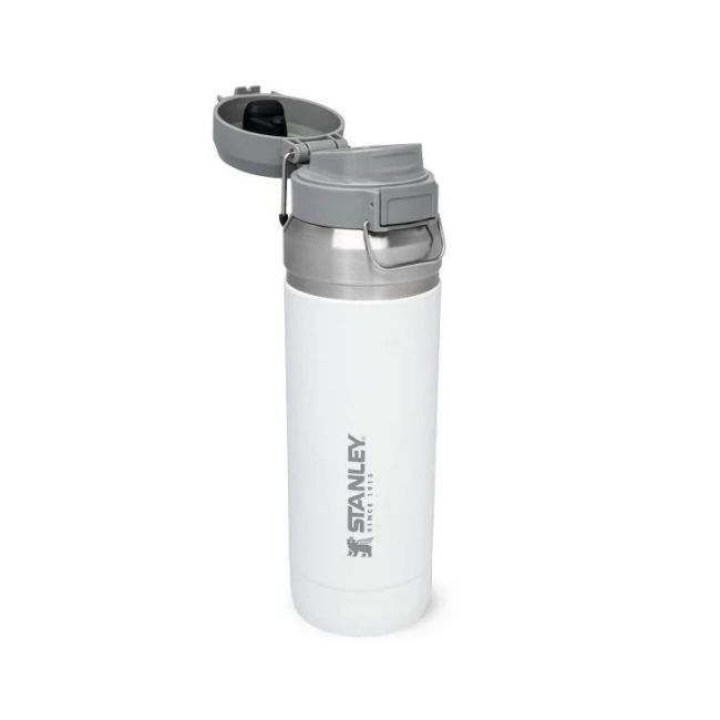 Stanley - termos tip bidon apa GO Quick Flip Water Bottle - alb polar - 1.06 Litri