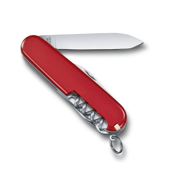 Victorinox - briceag Climber, 14 functii - argintiu rosu