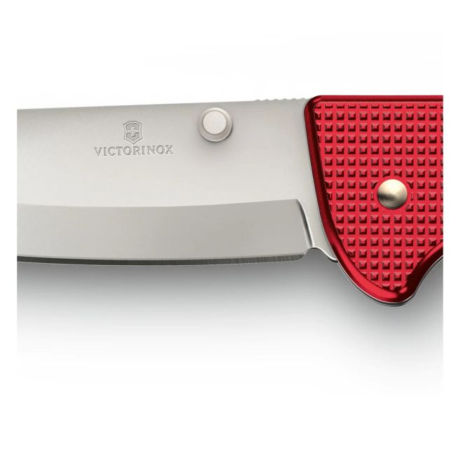 Victorinox - briceag pliabil Evoke Alox, 5 functii - argintiu rosu