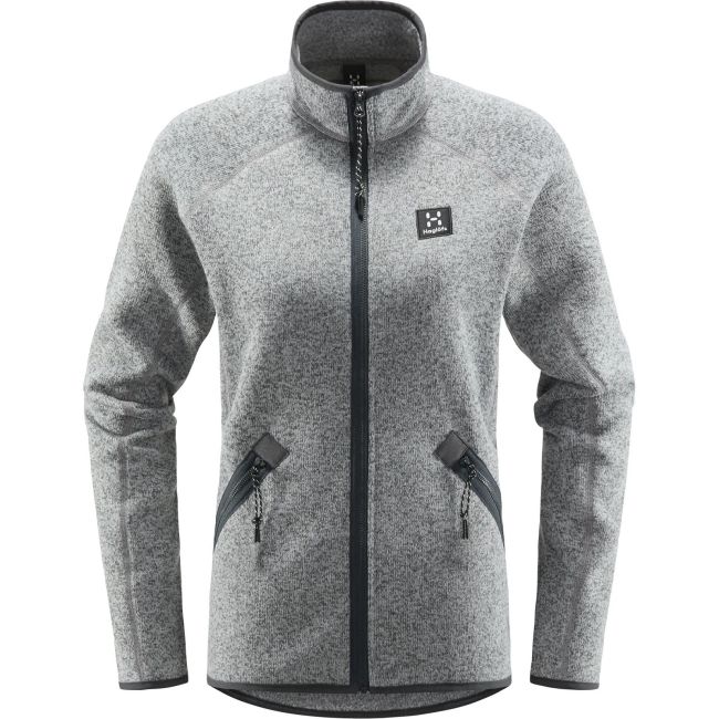 Haglofs - Jacheta fleece femei vreme rece Risberg jacket - gri deschis